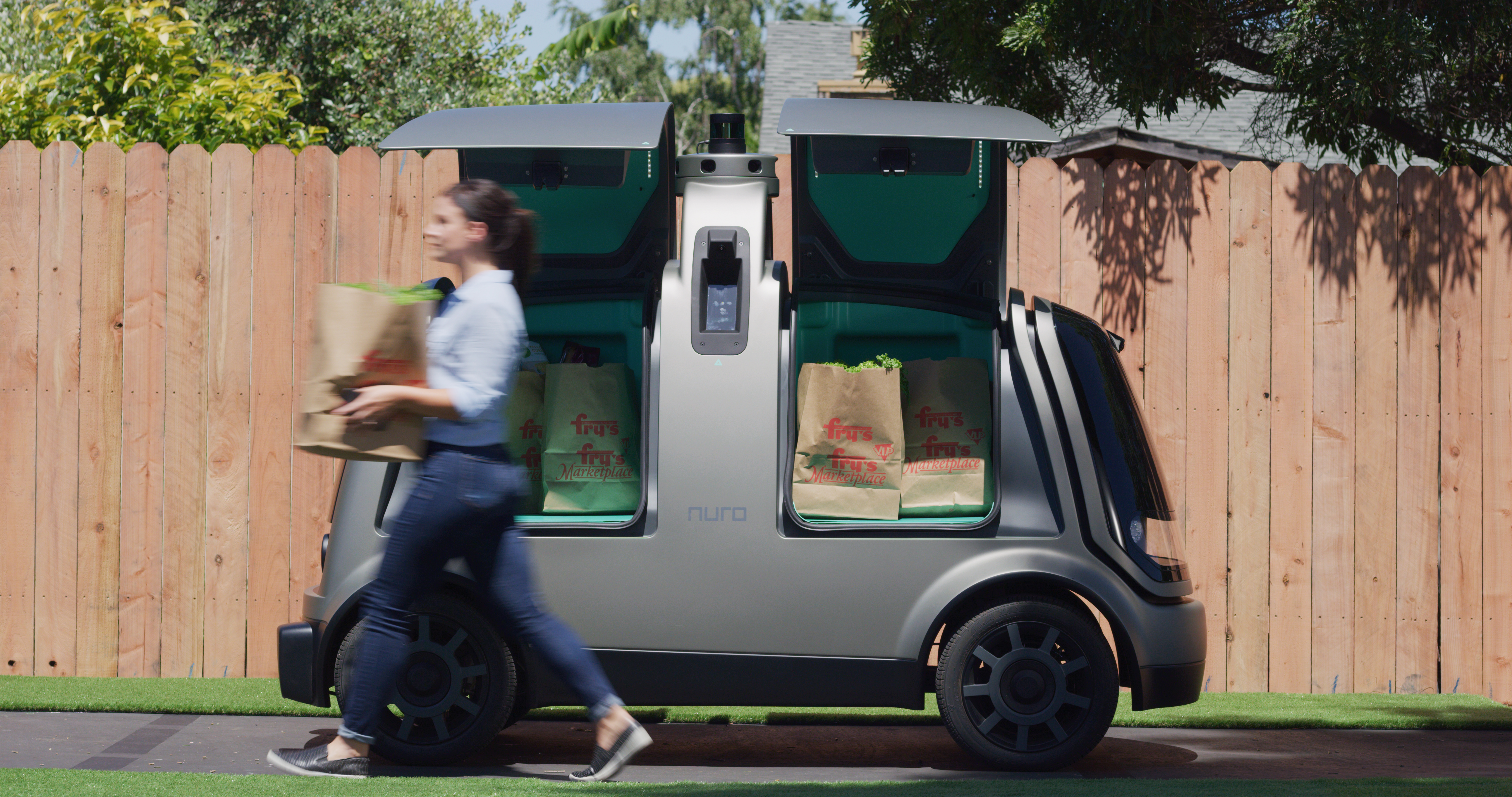 Kroger, Nuro launch automated curbside delivery  