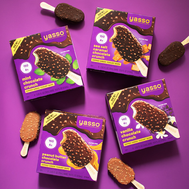 Yasso Introduces Newest Product Innovation: Chocolate Dipped Bars