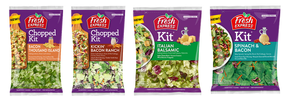 Fresh Express Unveils 4 New Salad Kits