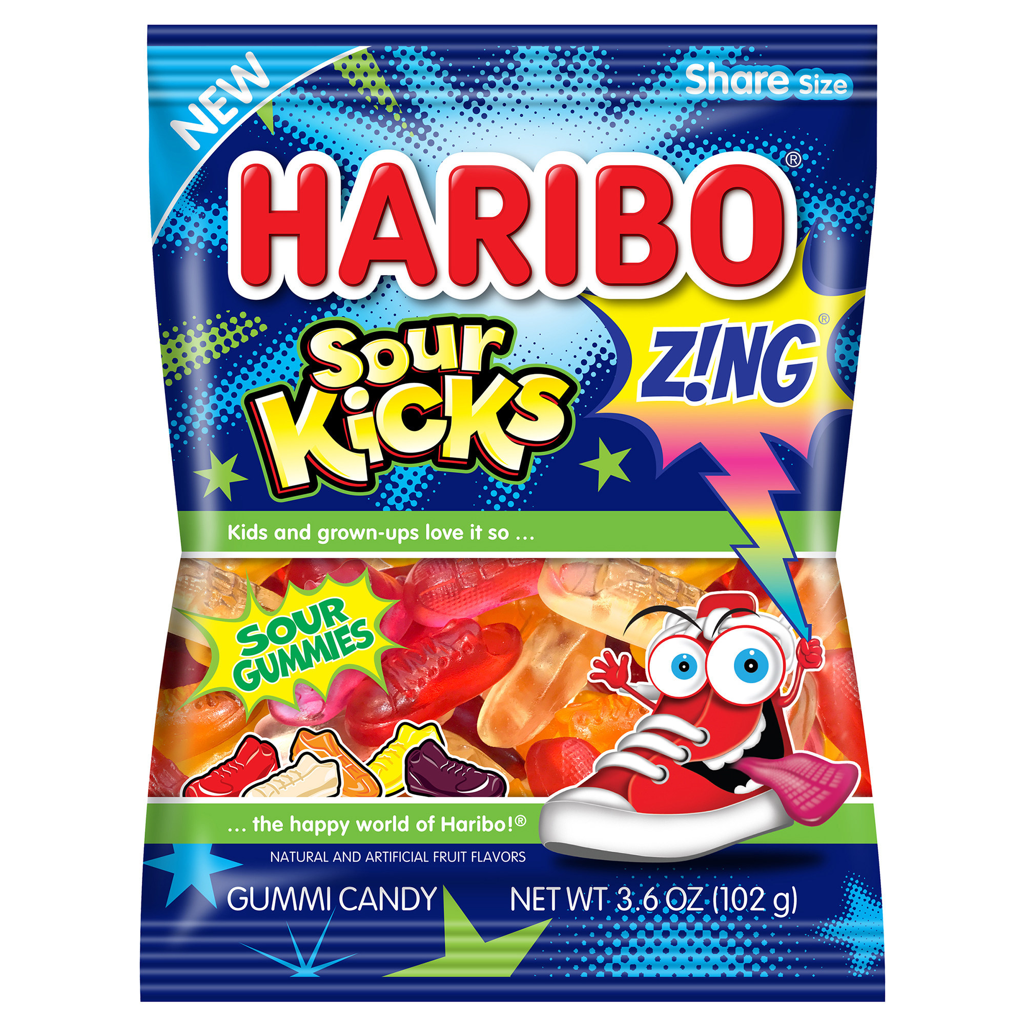 HARIBO Introduces Rainbow Worms and Z!NG Sour Kicks