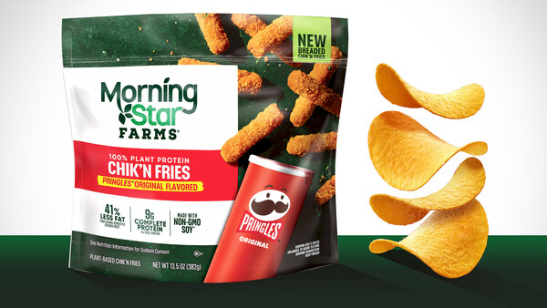 MorningStar Farms and Pringles Present New Chik’n Fries Mashup Flavors: Original and Scorchin’ Cheddar Cheeze